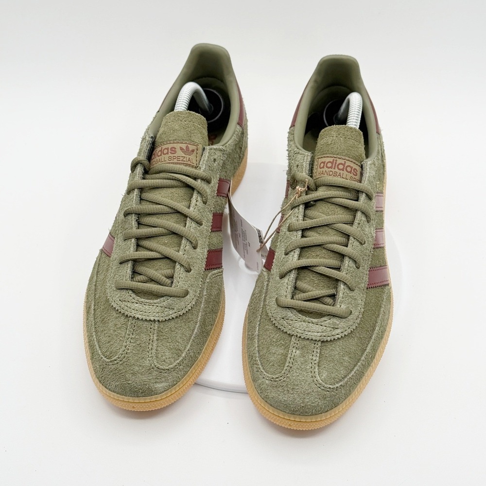 Adidas Handball Spezial Size 13 Mens Focus Olive Gum JQ8297 - NEW - Picture 7 of 10